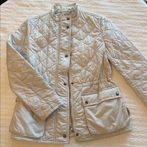 Coach Quilted Utility Jacket - Light Gray